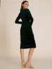 Mini Velvet Wrap Dress sold by Suzy Shier