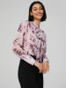 Printed Chiffon Blouse With Neck Tie sold by Suzy Shier