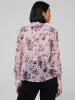Printed Chiffon Blouse With Neck Tie sold by Suzy Shier
