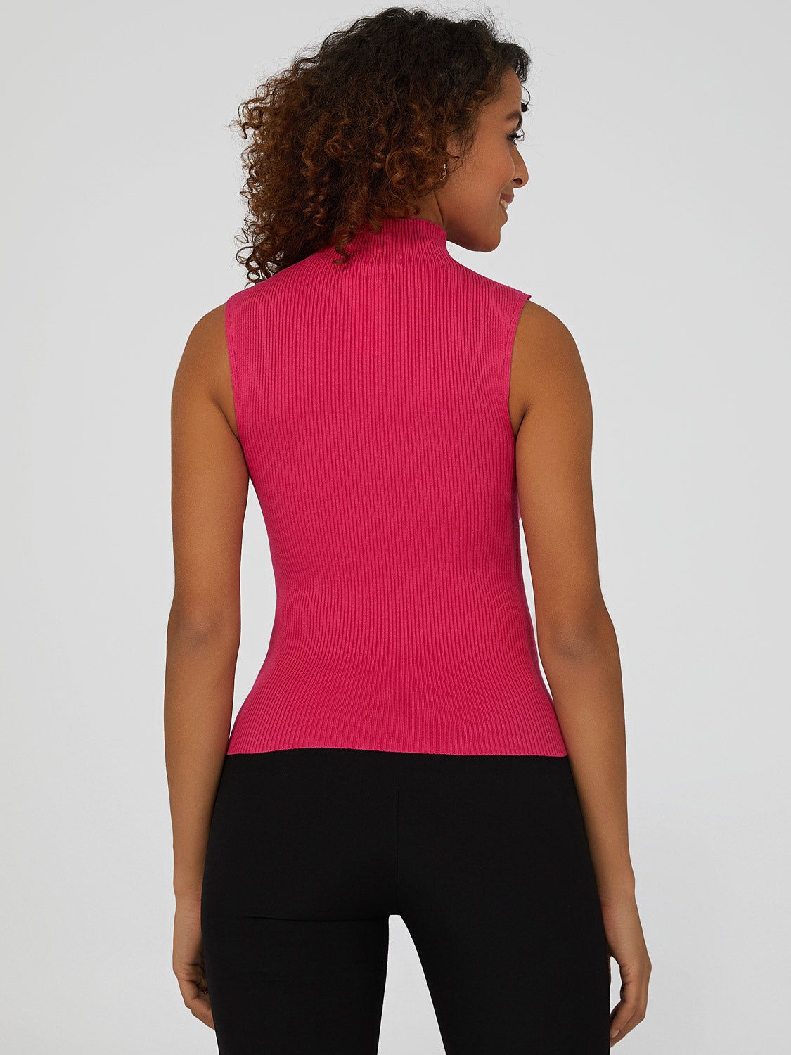 Sleeveless Mock Neck Sweater sold by Suzy Shier product image thumbnail 4