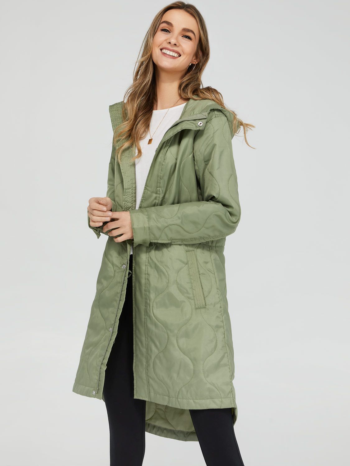 Lightweight Quilted Anorak Jacket sold by Suzy Shier