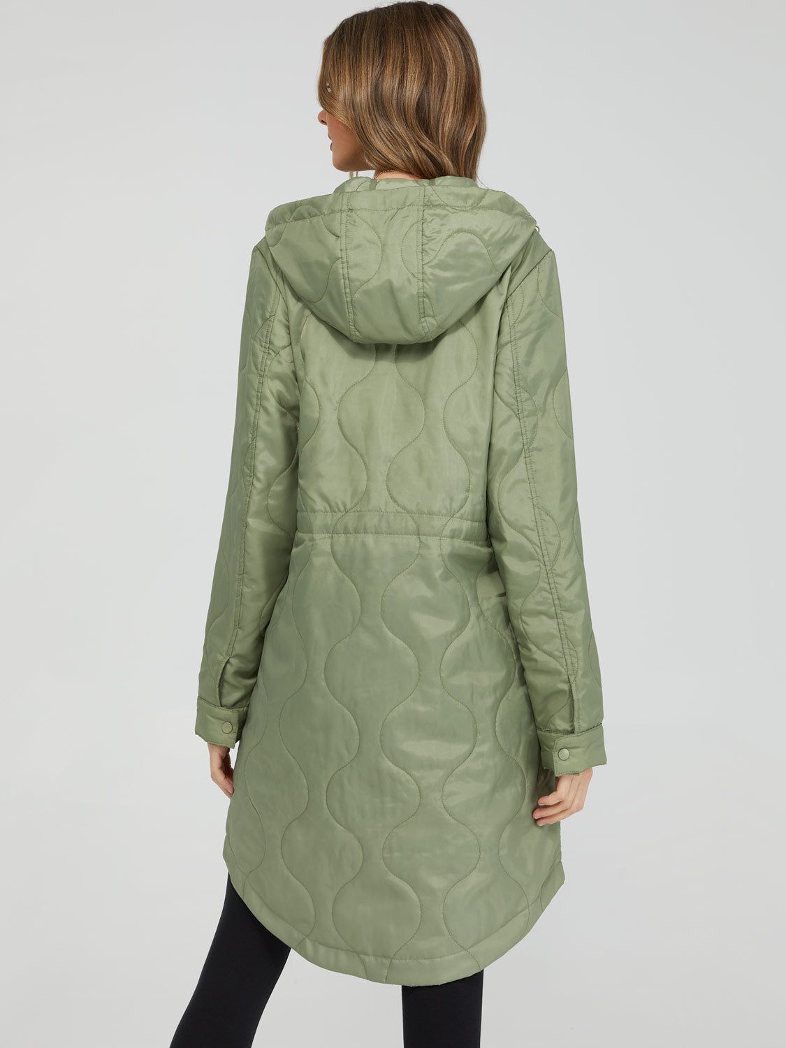 Lightweight Quilted Anorak Jacket sold by Suzy Shier product image thumbnail 4