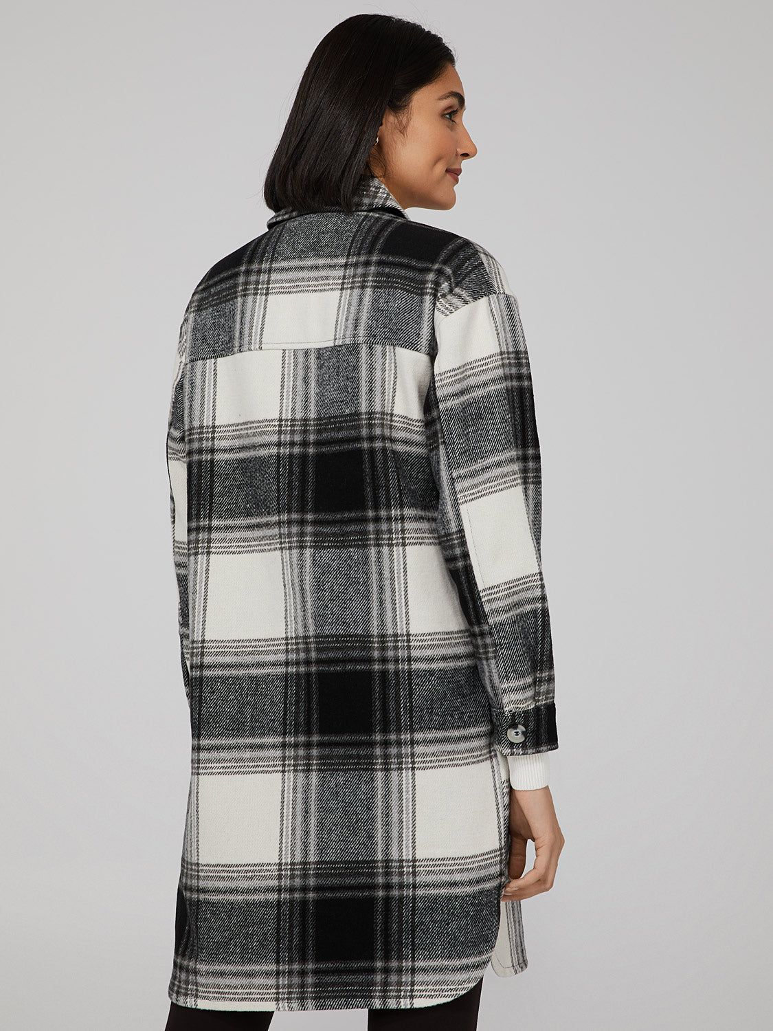 Classic Plaid Shacket sold by Suzy Shier product image thumbnail 4