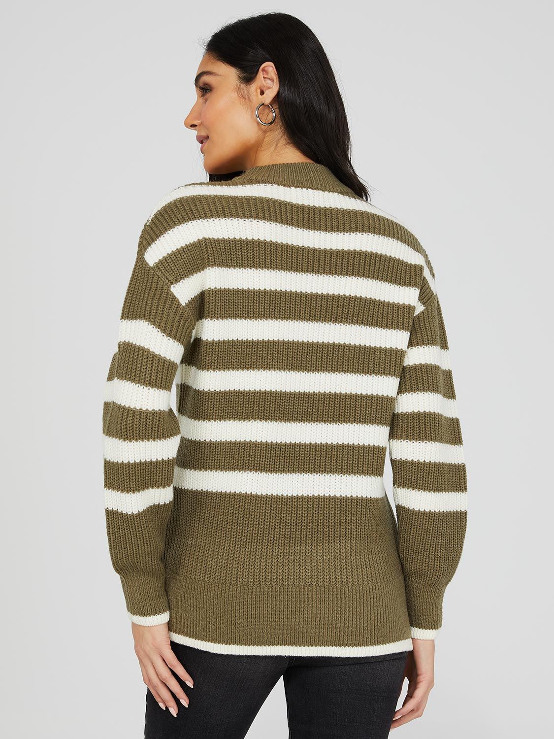 Mock Neck Drop Shoulder Sweater sold by Suzy Shier product image thumbnail 5