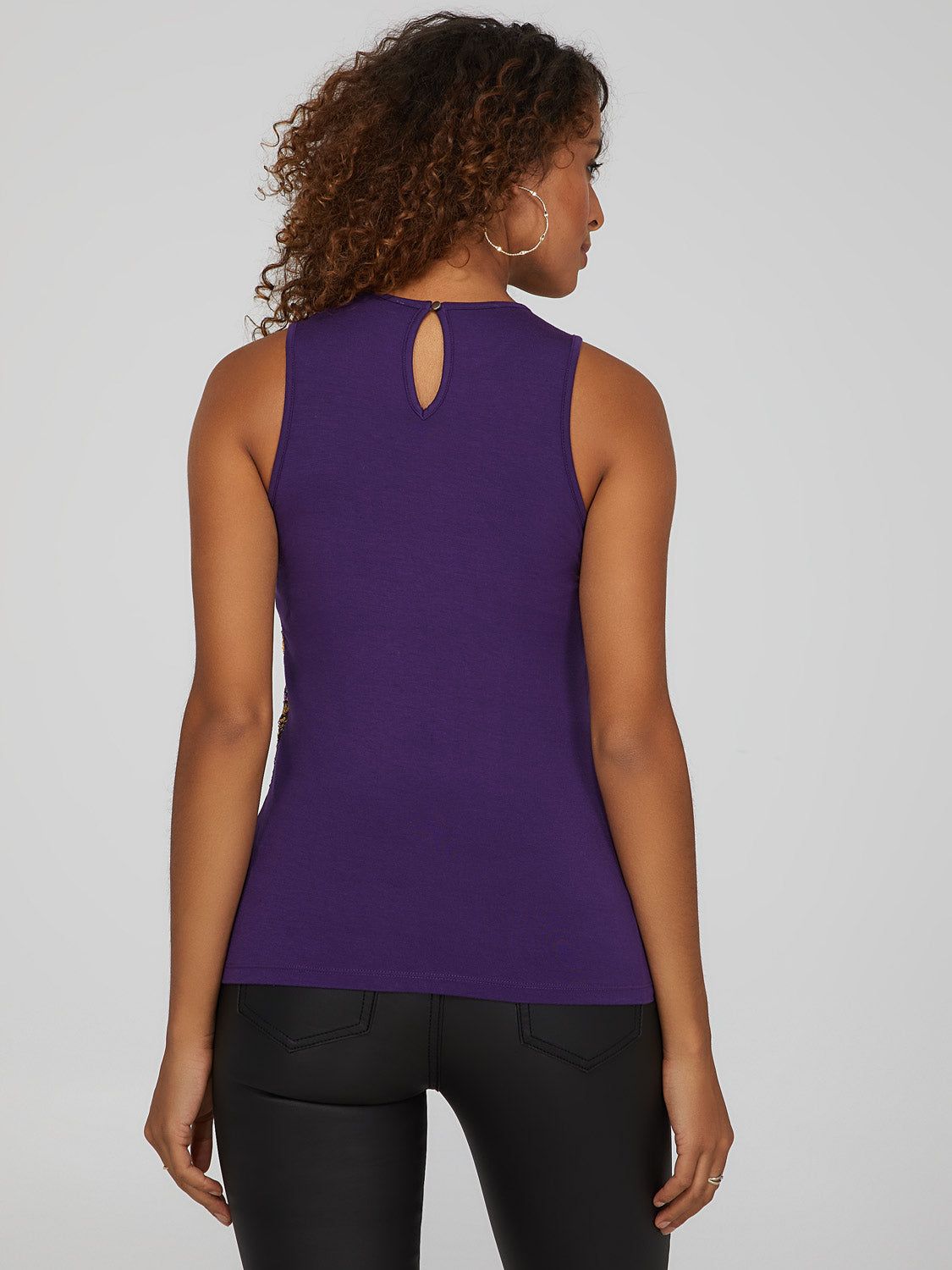 Sequin Tank Top sold by Suzy Shier product image thumbnail 4