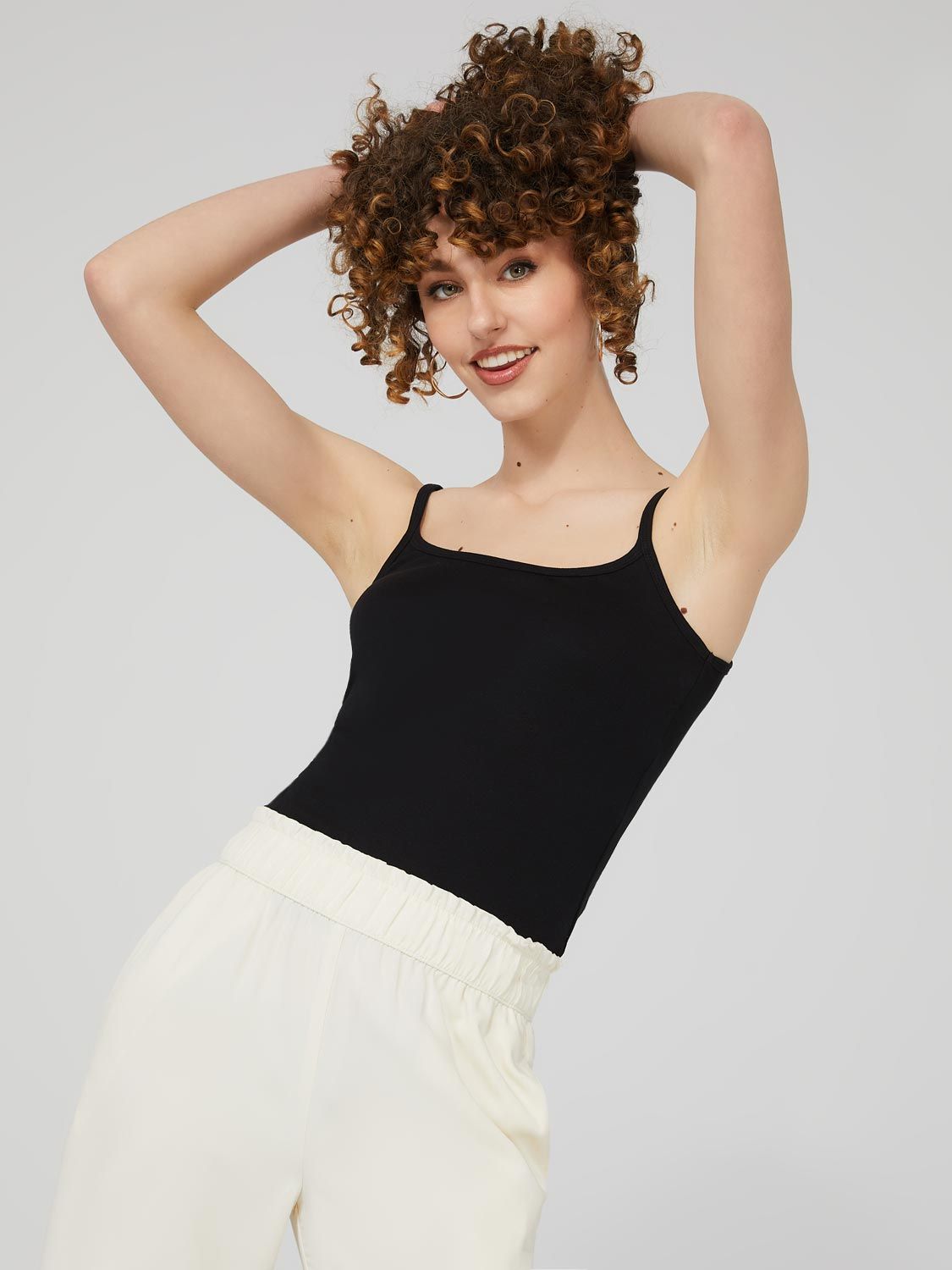 Ribbed Scoop Neck Tank Top sold by Suzy Shier product image thumbnail 4