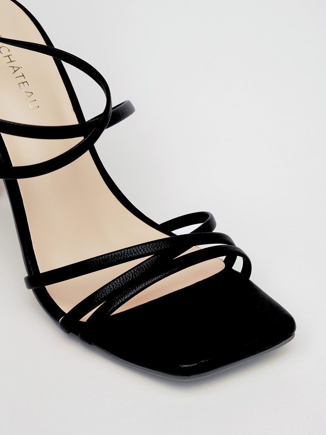 Faux Leather Strappy Square Toe High Heel Sandal sold by Suzy Shier product image thumbnail 11