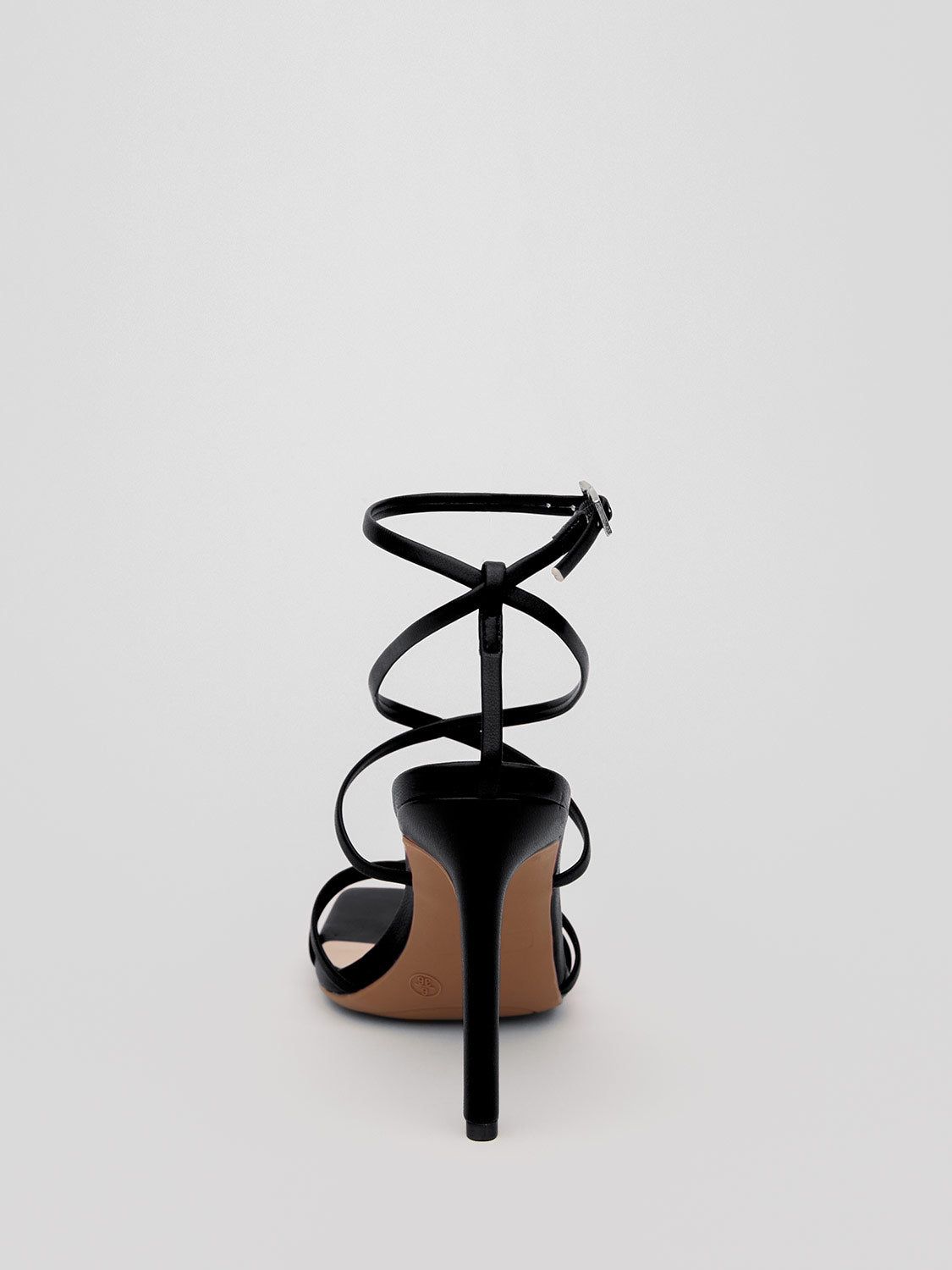 Faux Leather Strappy Square Toe High Heel Sandal sold by Suzy Shier product image thumbnail 12