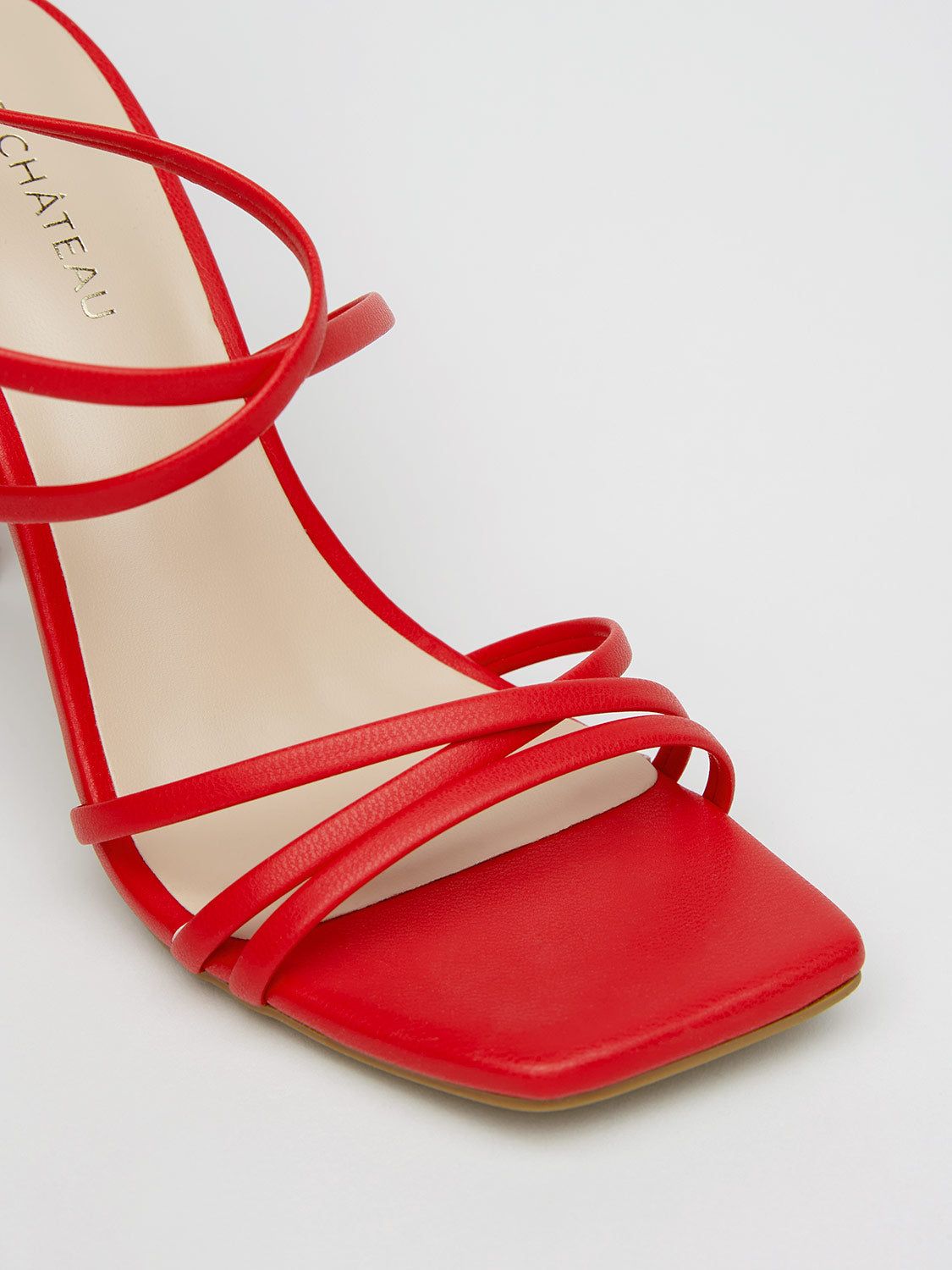 Faux Leather Strappy Square Toe High Heel Sandal sold by Suzy Shier product image thumbnail 15
