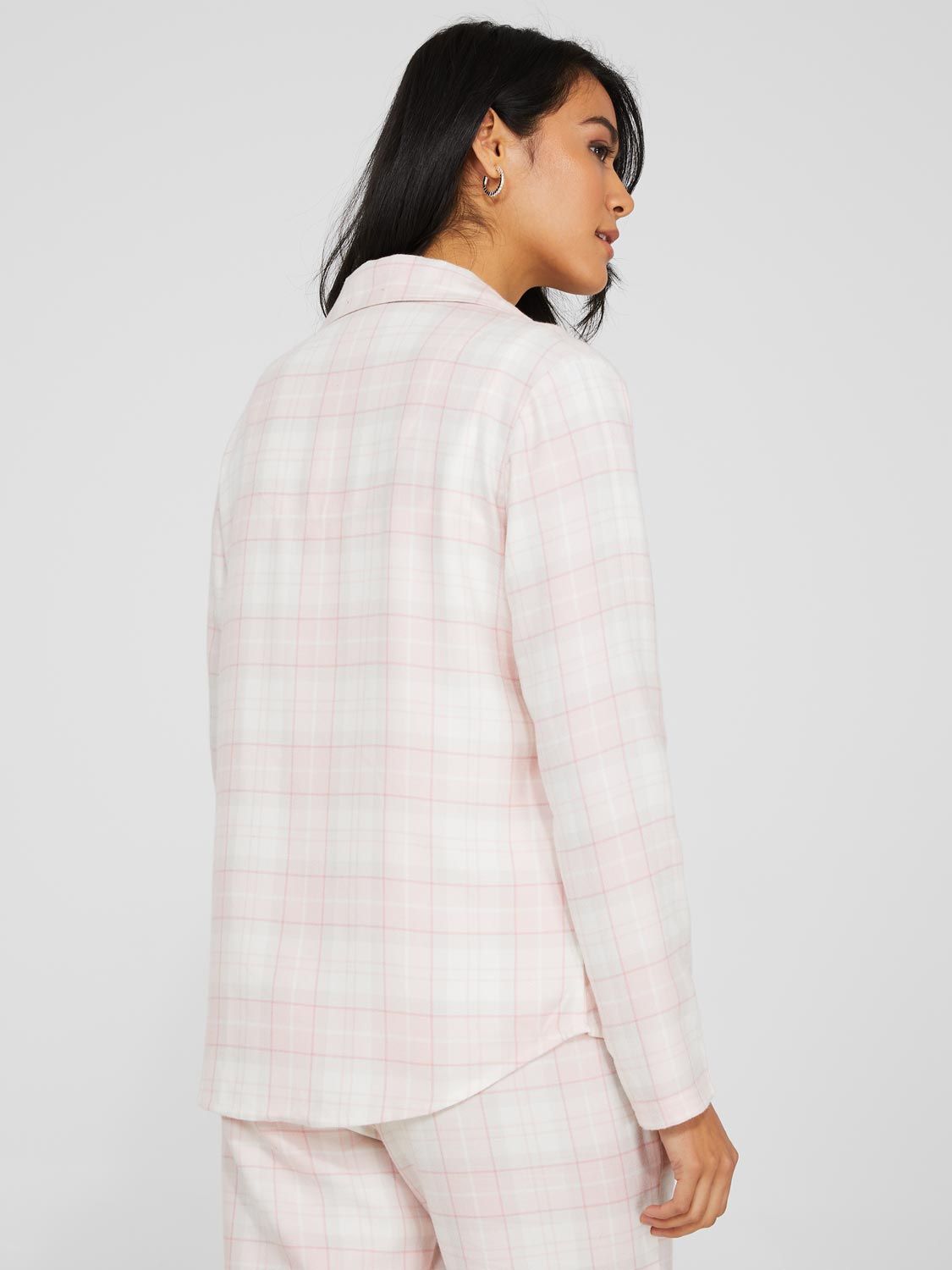 Plaid Button-Front Pajama Set sold by Suzy Shier product image thumbnail 5