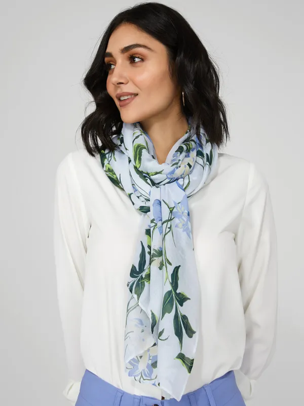 Flower Print Scarf sold by Suzy Shier