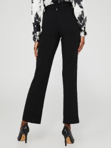 High-Rise Patch Pocket Pants With Belt sold by Suzy Shier