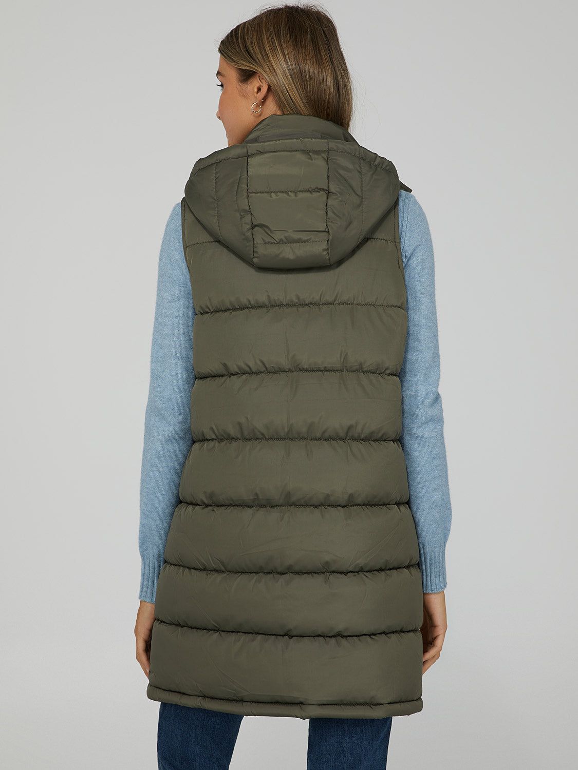 Puffer Hoodie Vest sold by Suzy Shier product image thumbnail 4