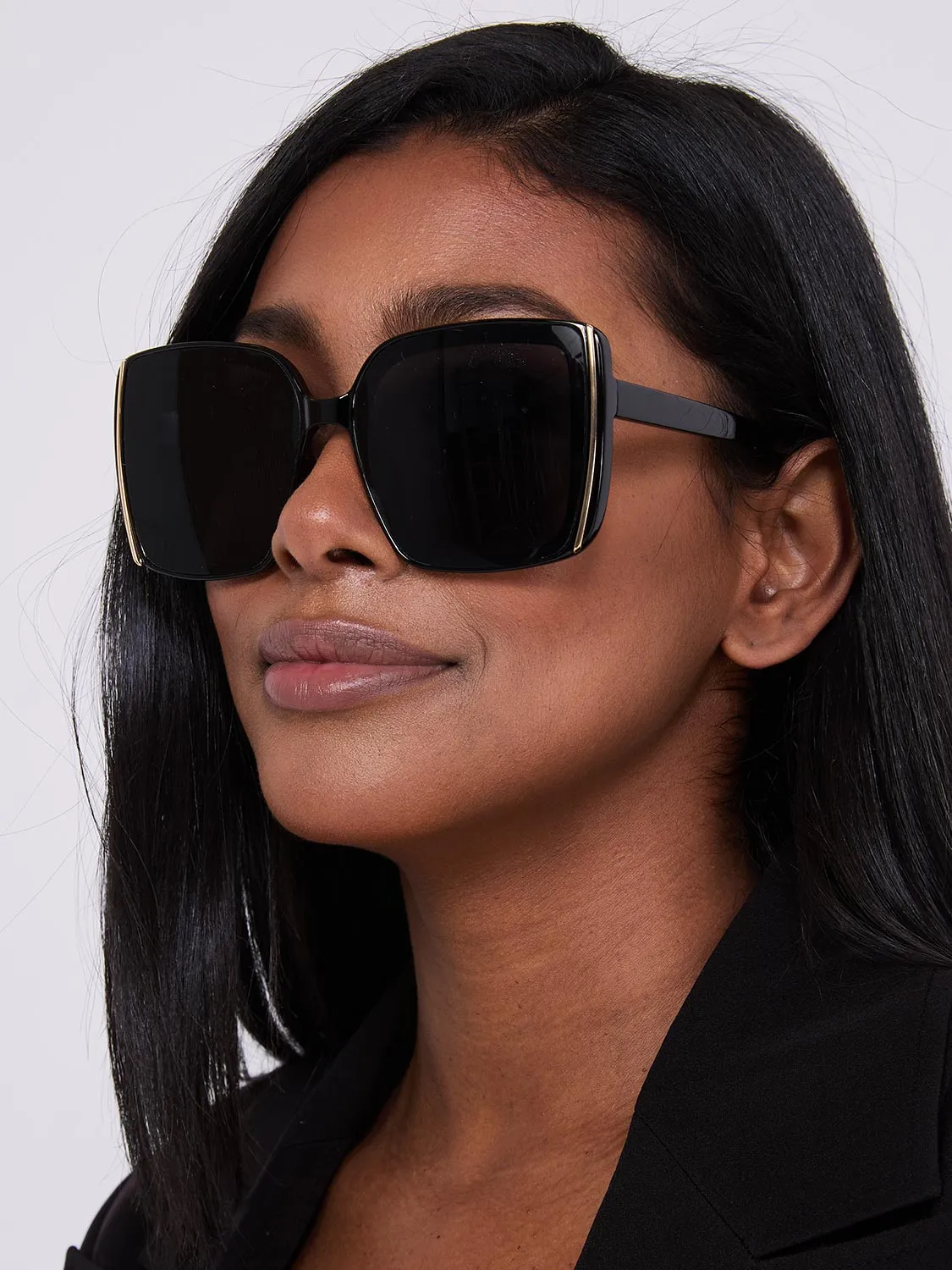 Oversized Square Sunglasses sold by Suzy Shier product image thumbnail 2