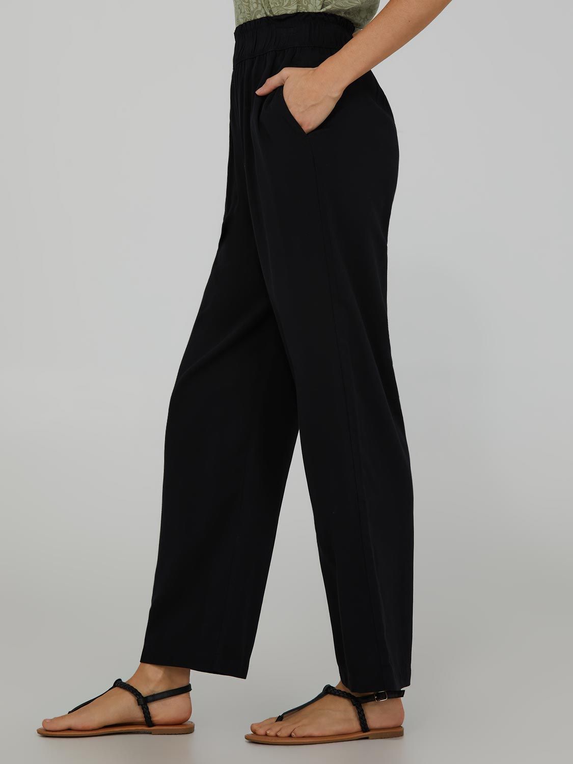 Elastic Waist Palazzo Pants sold by Suzy Shier product image thumbnail 7