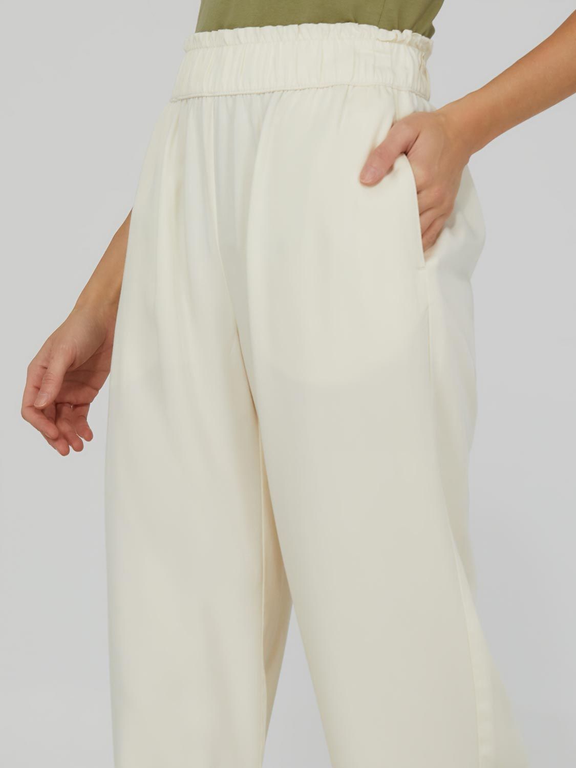 Elastic Waist Palazzo Pants sold by Suzy Shier product image thumbnail 2