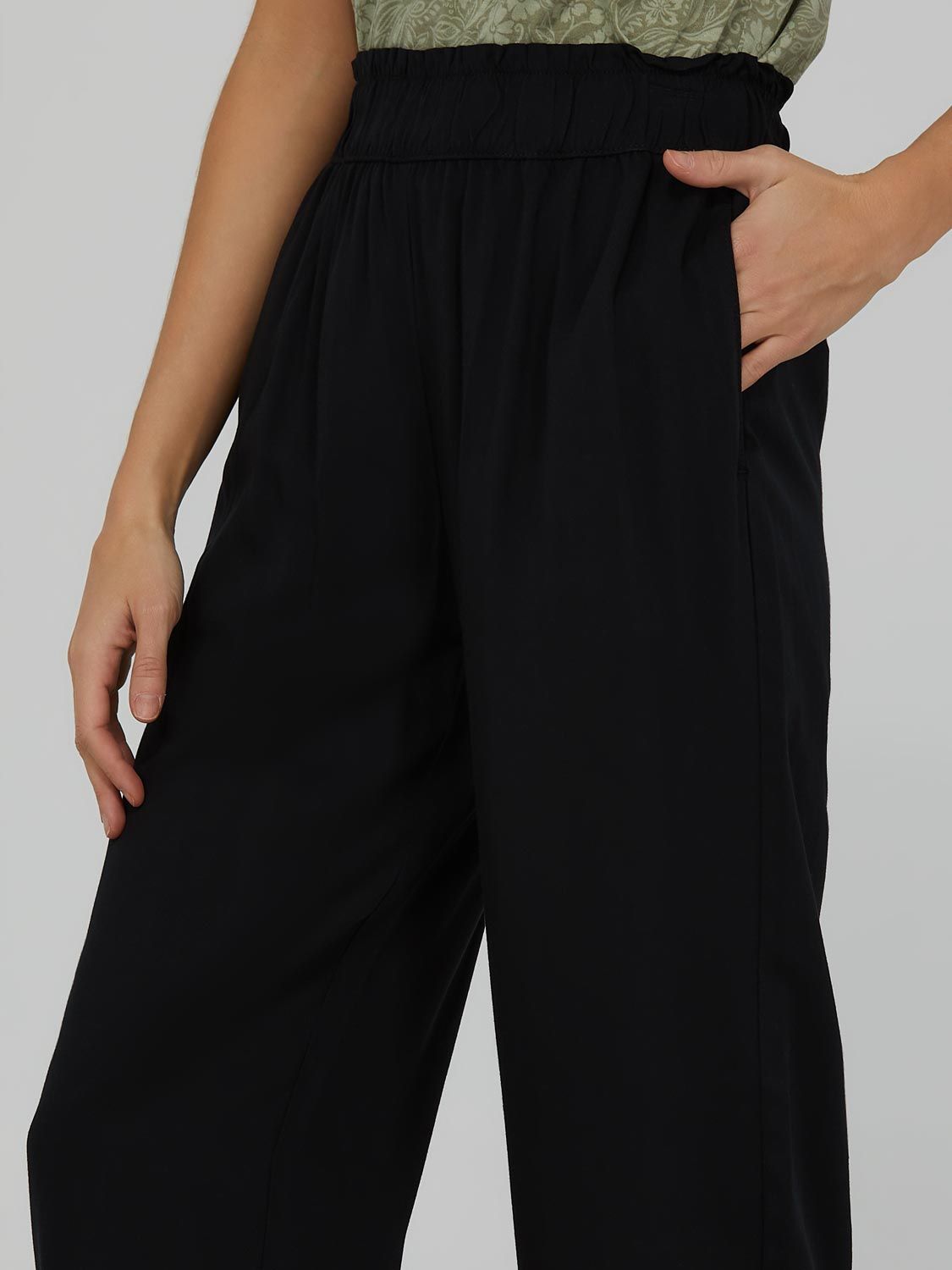 Elastic Waist Palazzo Pants sold by Suzy Shier product image thumbnail 6