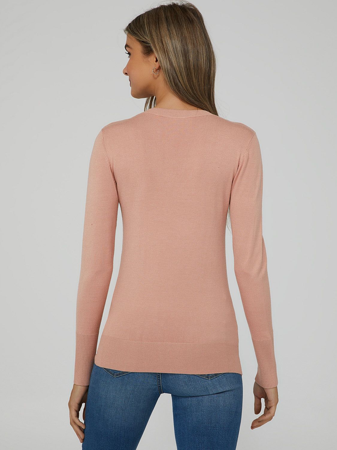 V-Neck Knit Sweater sold by Suzy Shier product image thumbnail 4