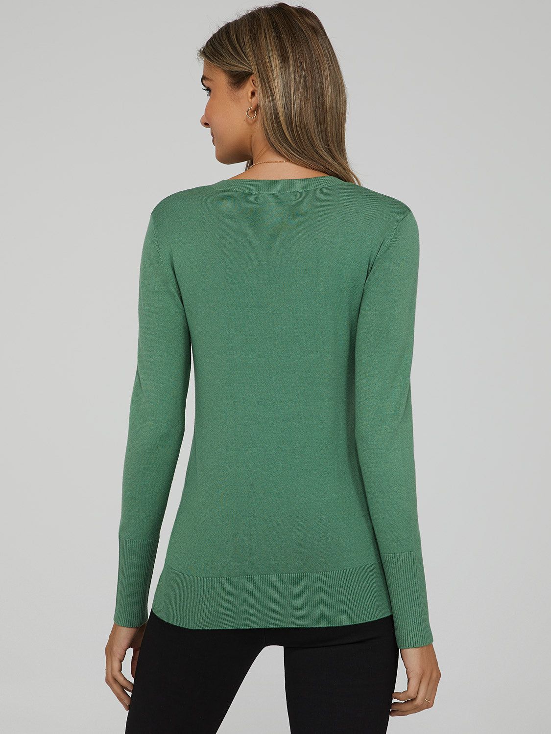 V-Neck Knit Sweater sold by Suzy Shier product image thumbnail 8