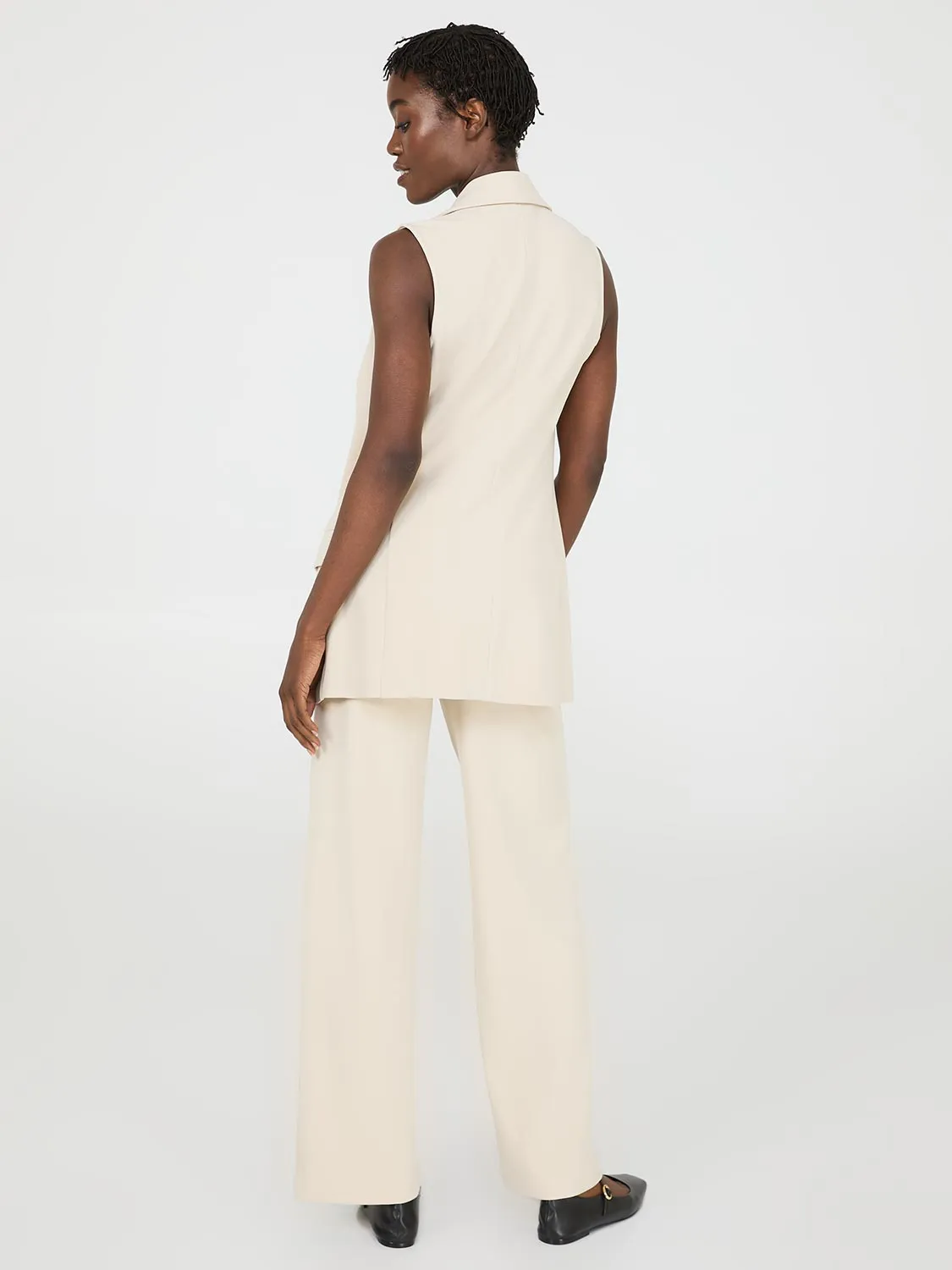 4-Button Sleeveless Open Blazer sold by Suzy Shier product image thumbnail 5