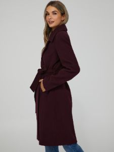 Belted Wrap Coat sold by Suzy Shier