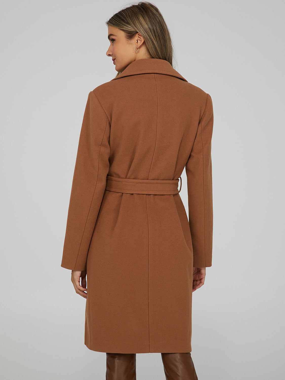 Belted Wrap Coat sold by Suzy Shier product image thumbnail 8