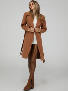 Belted Wrap Coat sold by Suzy Shier