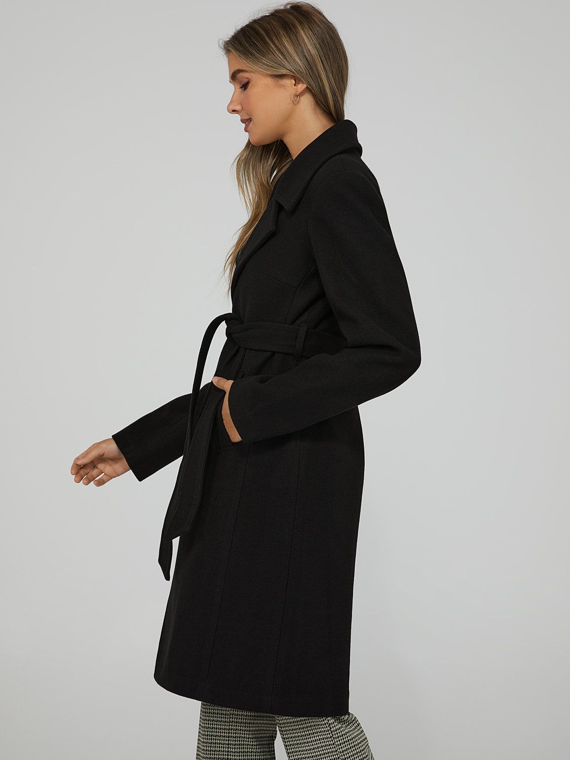 Belted Wrap Coat sold by Suzy Shier product image thumbnail 11