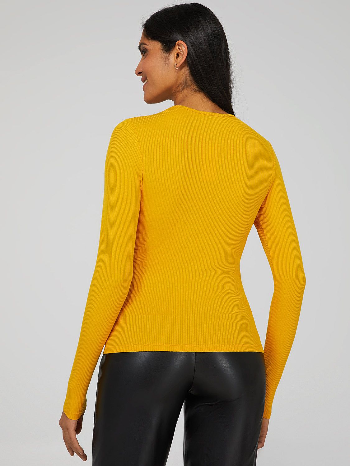 Keyhole Front Knit Top sold by Suzy Shier product image thumbnail 4