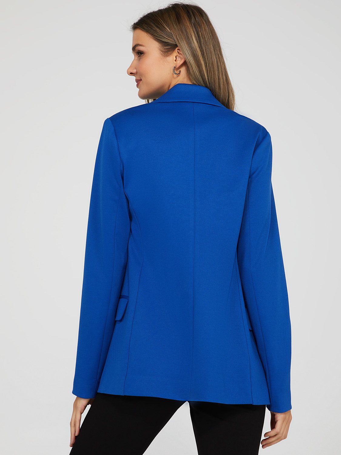 Open Front Stripe-Lined Blazer sold by Suzy Shier product image thumbnail 12