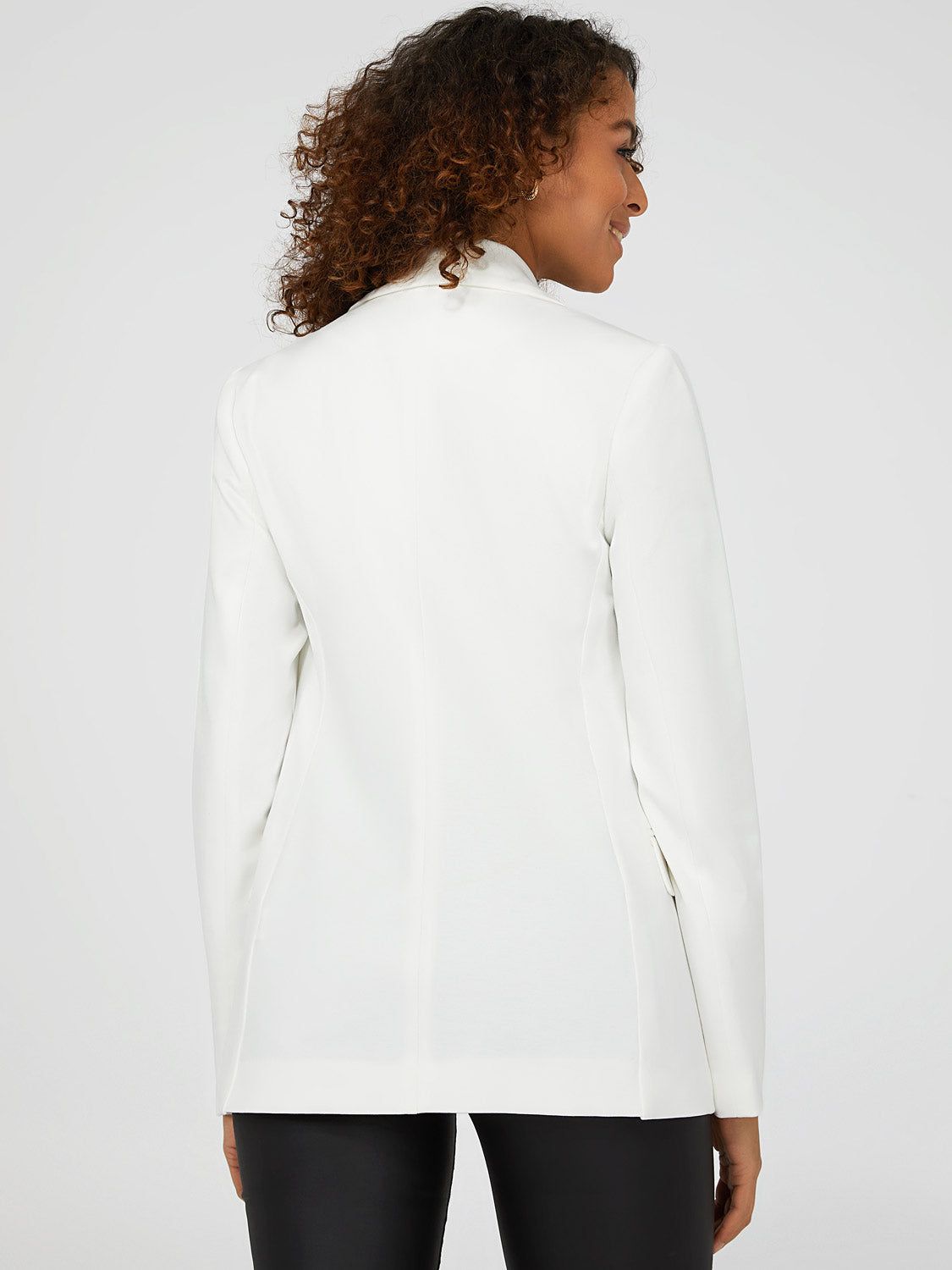 Open Front Stripe-Lined Blazer sold by Suzy Shier product image thumbnail 8