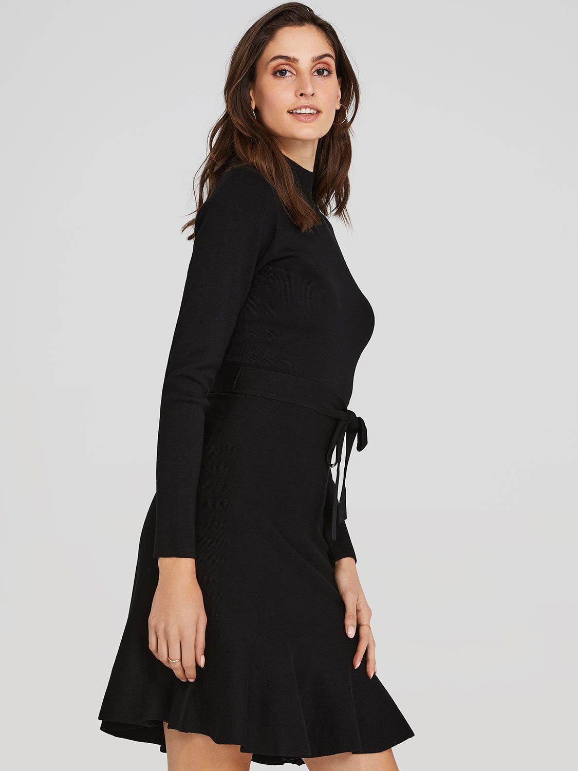 Mock Neck Sweater Dress sold by Suzy Shier product image thumbnail 3