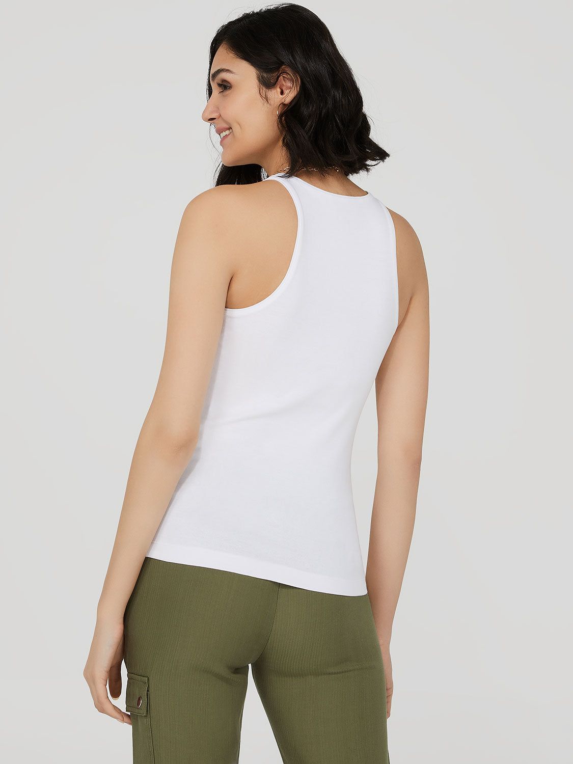 High Neck Tank Top sold by Suzy Shier product image thumbnail 4