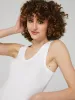 Jersey Ribbed V-Neck Tank Top sold by Suzy Shier