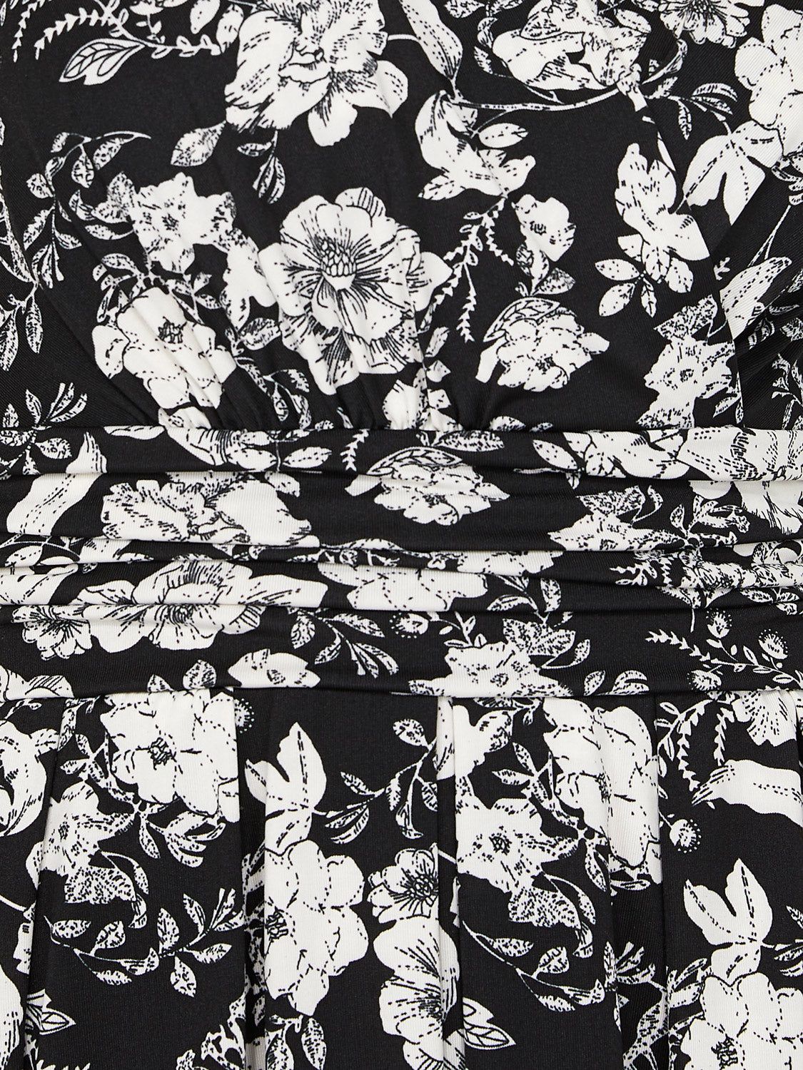 Floral Print Crossover Midi Dress sold by Suzy Shier product image thumbnail 6