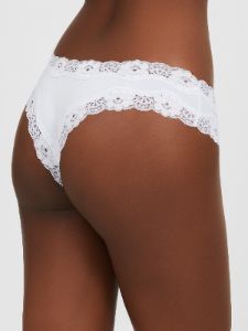 Lace Trim Thong Panty sold by Suzy Shier