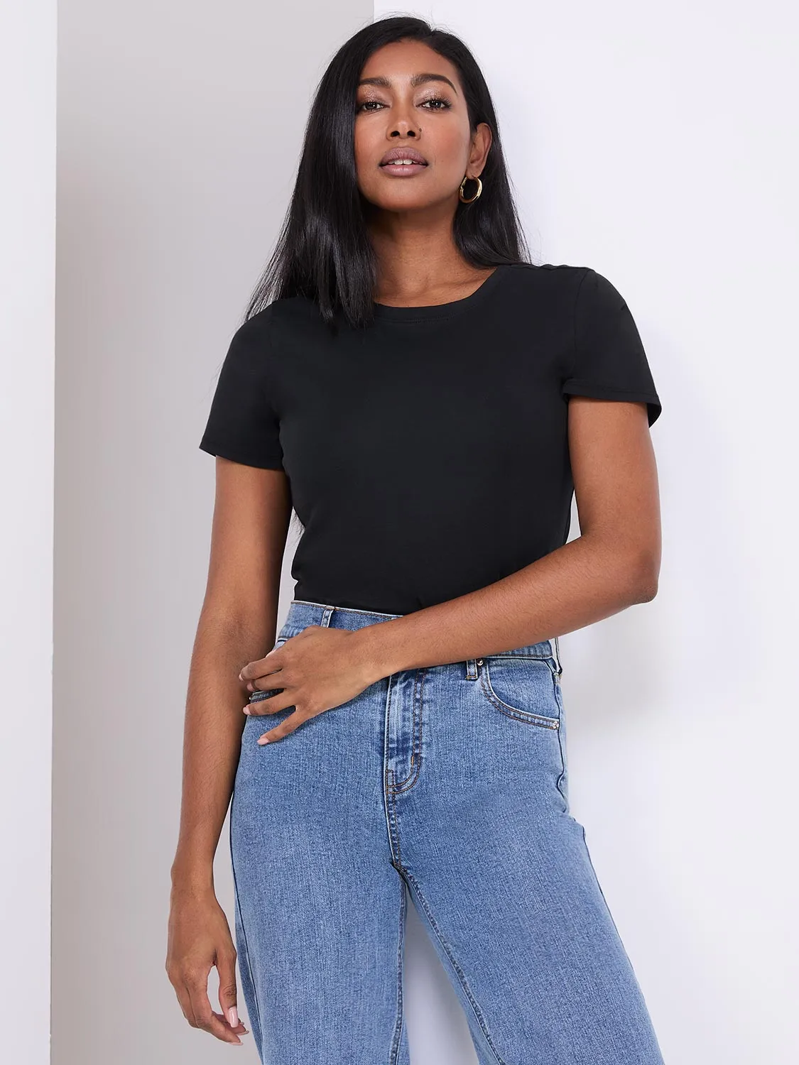 Crew Neck T-Shirt sold by Suzy Shier product image thumbnail 4