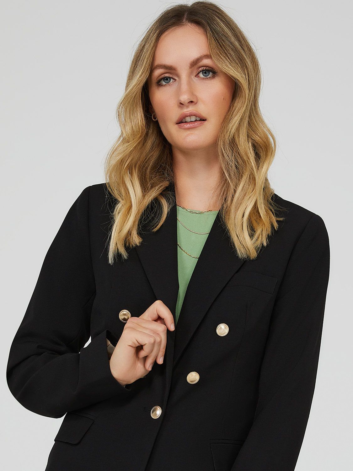 Double-Breasted Blazer sold by Suzy Shier product image thumbnail 6