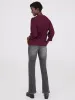 Textured 3/4 Sleeve Round Neck Top sold by Suzy Shier