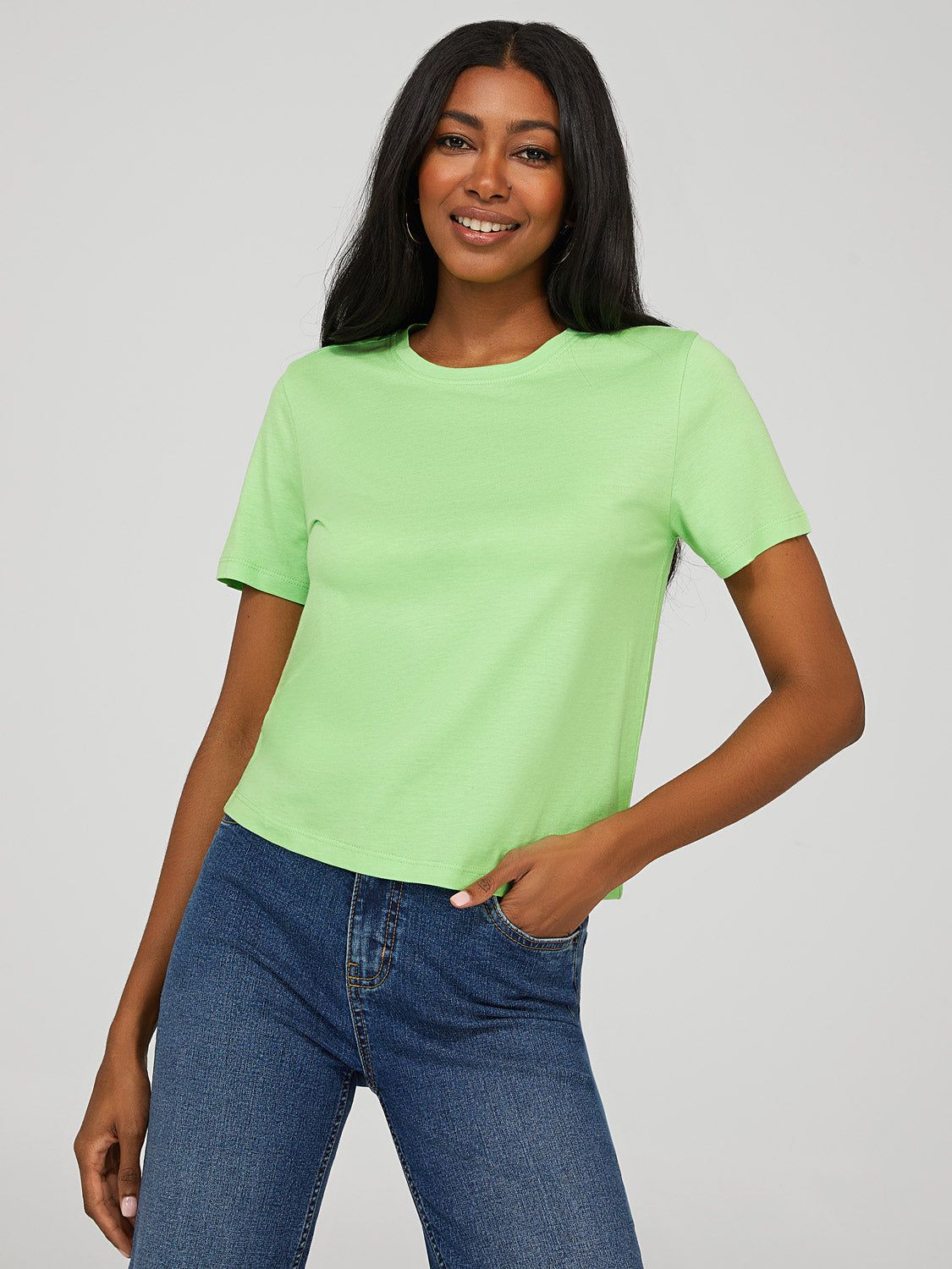 Cropped Boxy T-Shirt sold by Suzy Shier product image thumbnail 13