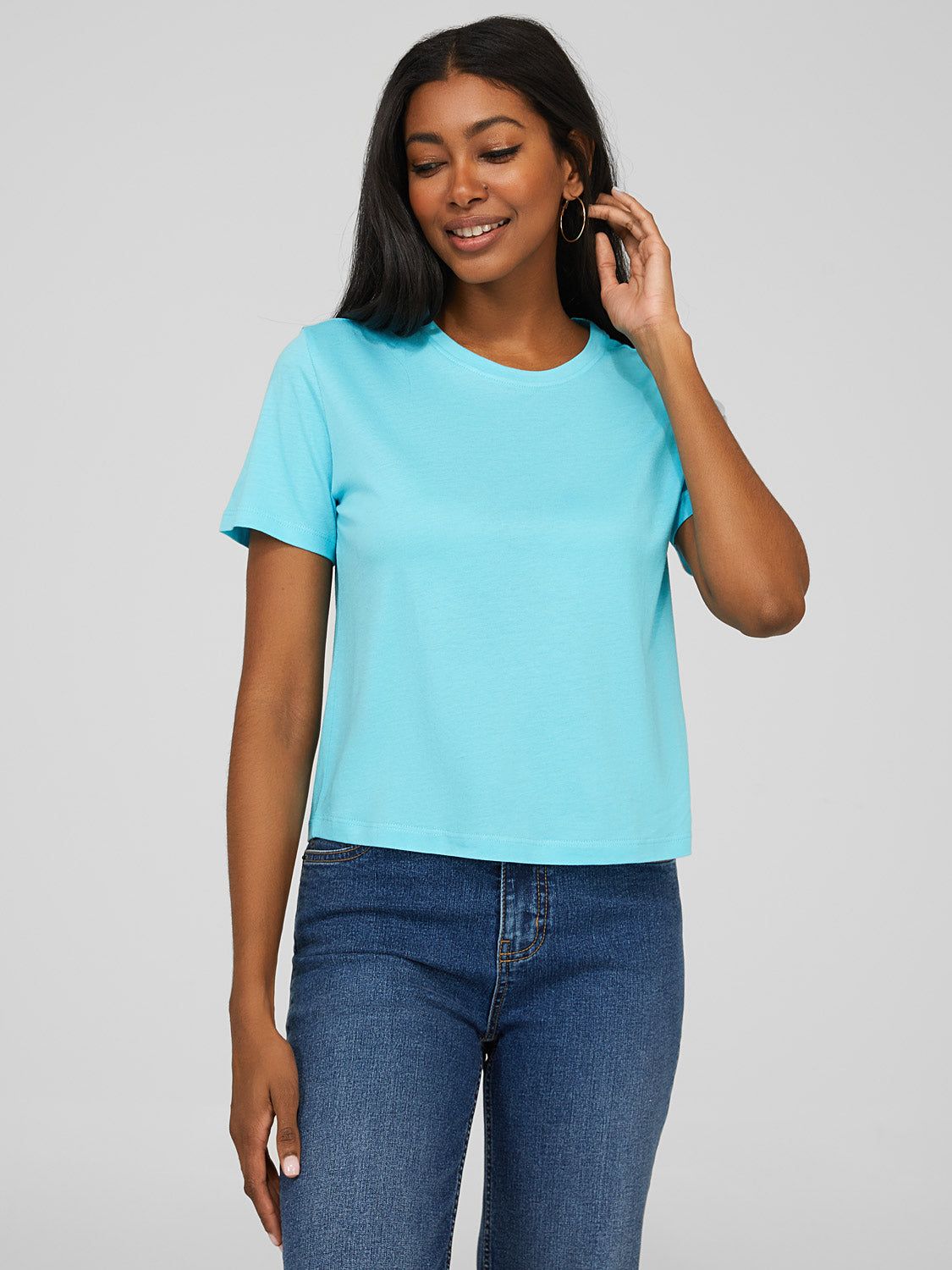 Cropped Boxy T-Shirt sold by Suzy Shier product image thumbnail 17