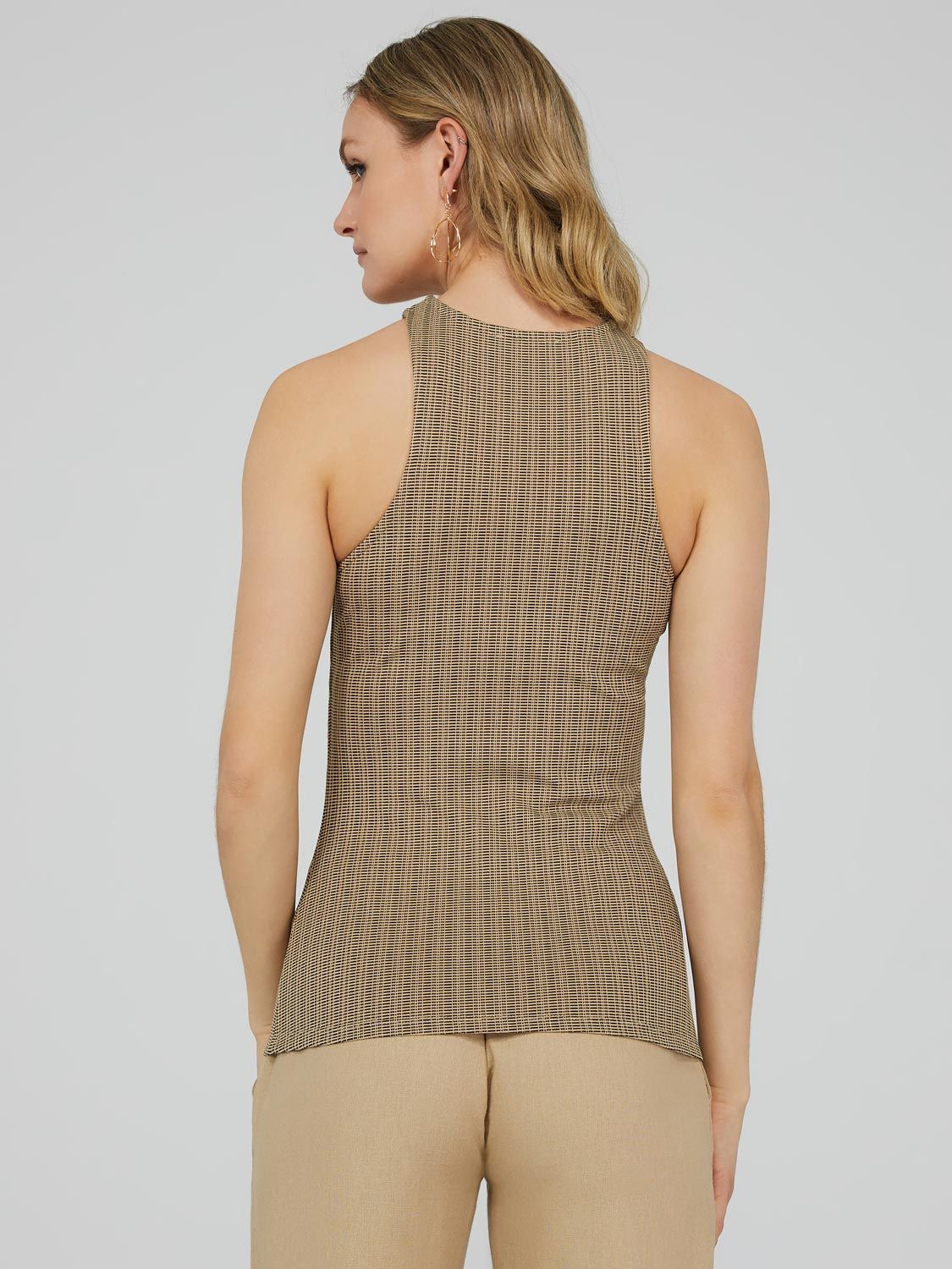 Halter Top With Wooden Buckle Detail sold by Suzy Shier product image thumbnail 6