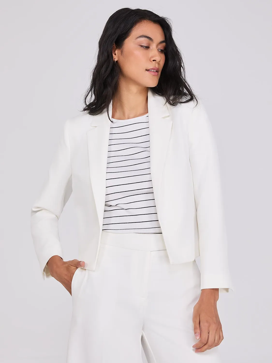 Waisted Open Blazer sold by Suzy Shier product image thumbnail 5