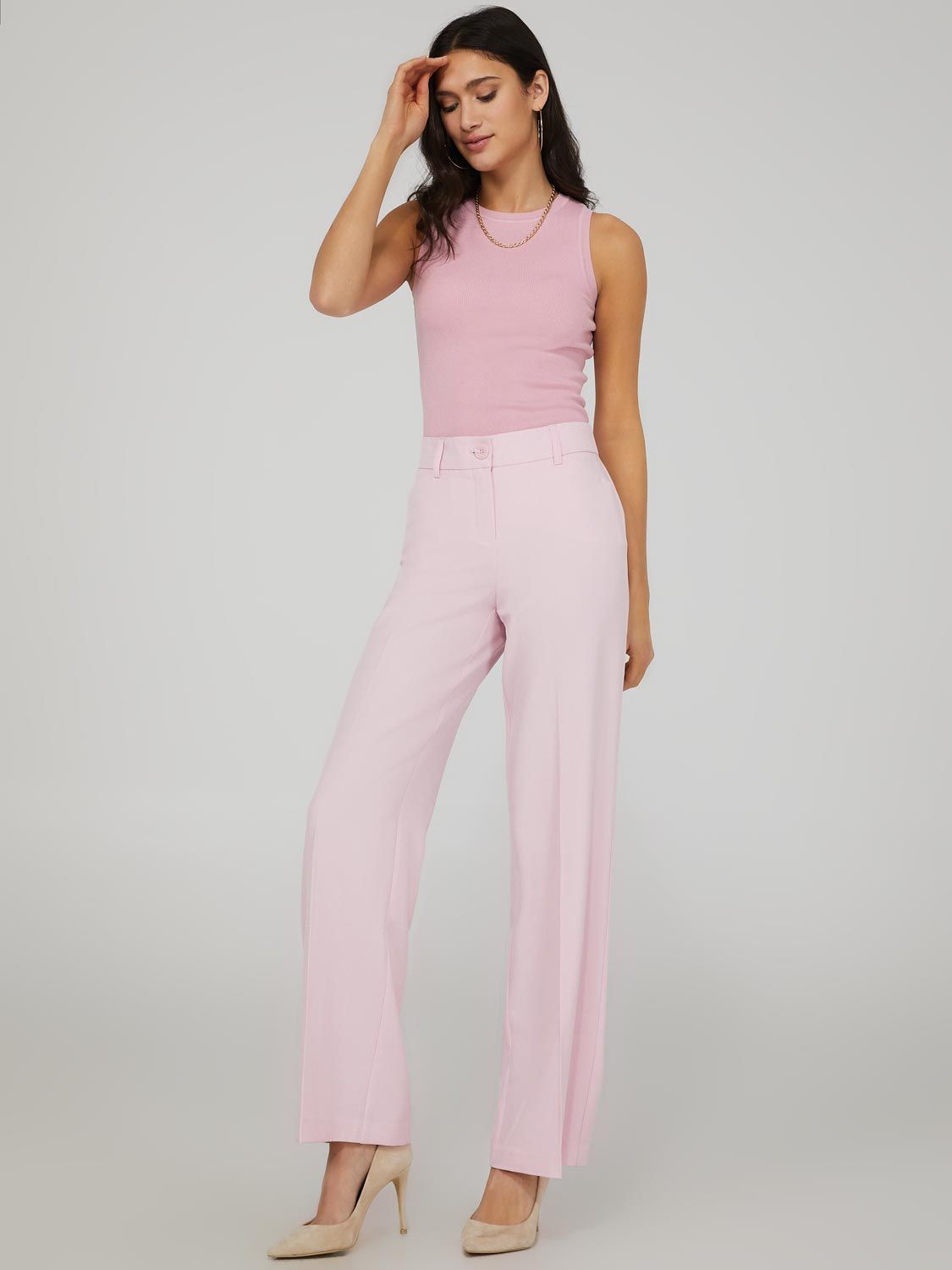 Wide Leg Classic Rise Pants sold by Suzy Shier product image thumbnail 6