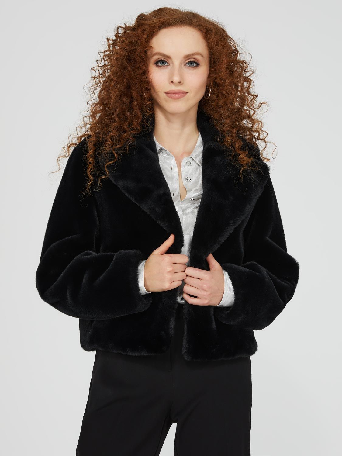 Faux Fur Jacket sold by Suzy Shier product image thumbnail 2
