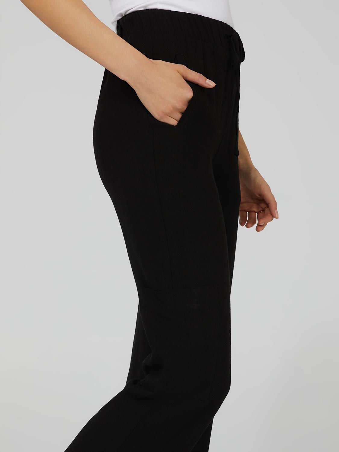 High-Waisted Wide Leg Cargo Pants sold by Suzy Shier product image thumbnail 2