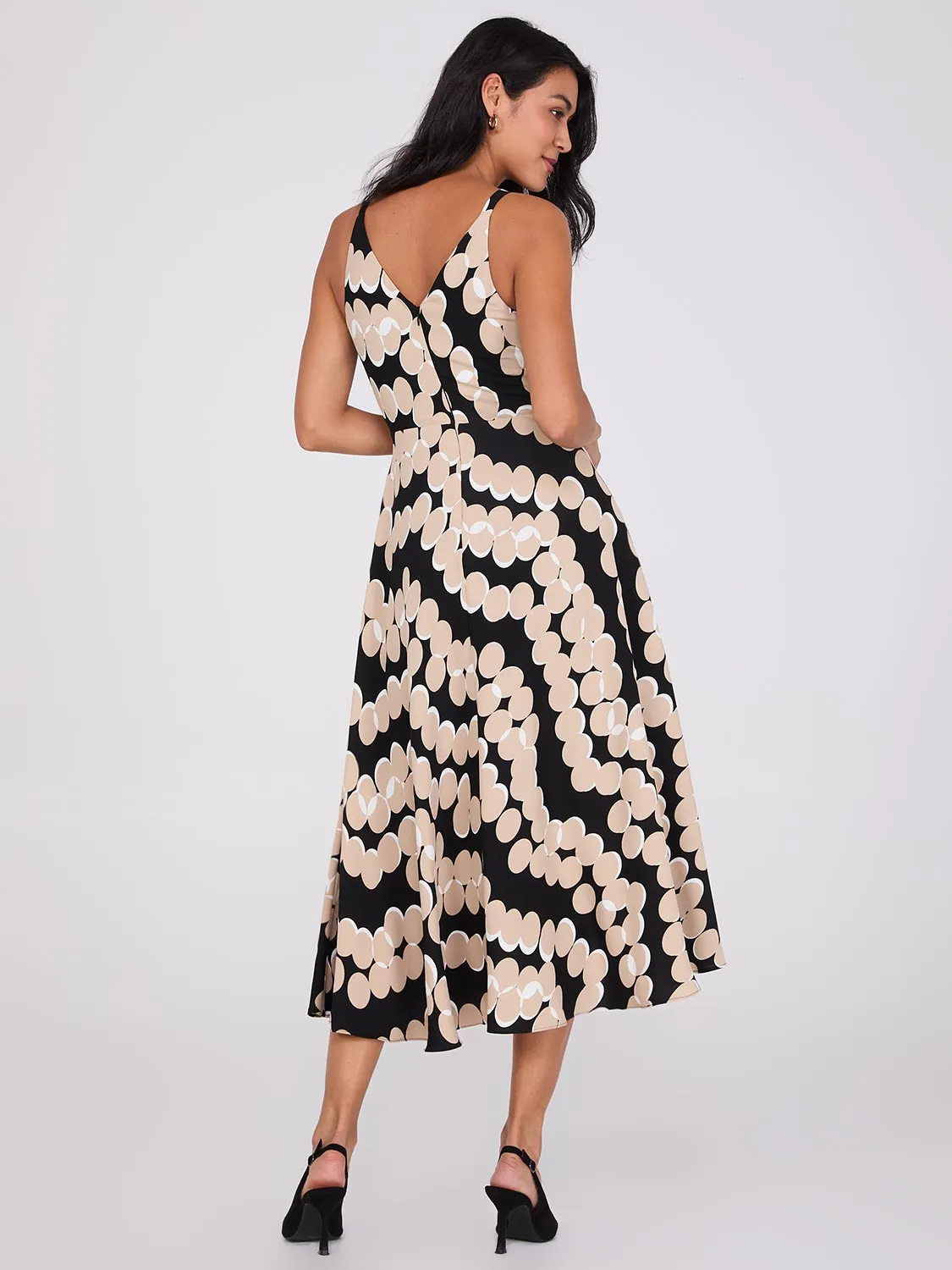 Printed Halter Neck Midi Dress sold by Suzy Shier product image thumbnail 5