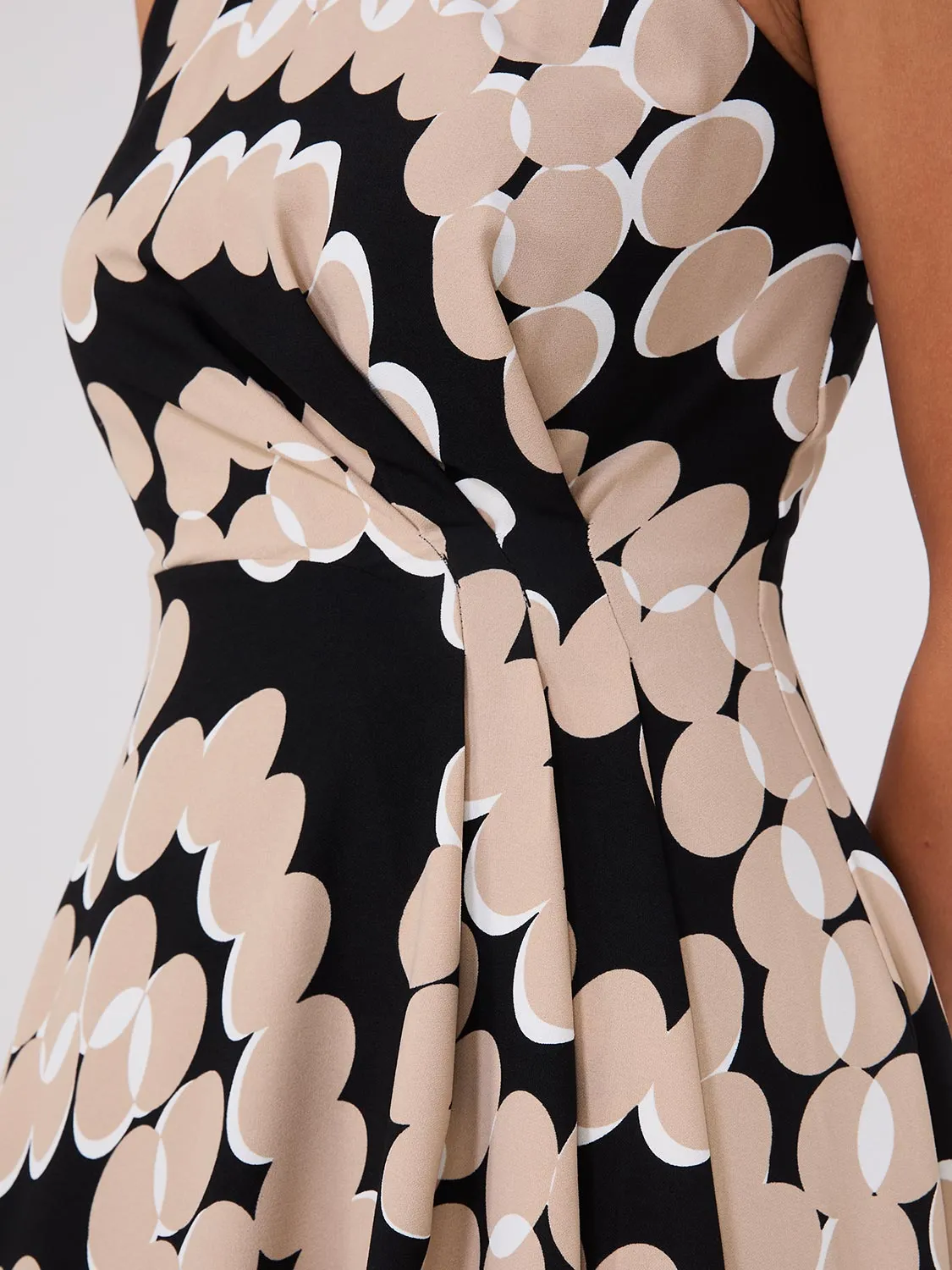 Printed Halter Neck Midi Dress sold by Suzy Shier product image thumbnail 4