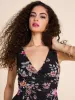 Floral Print V-Neck Fit & Flare Midi Dress sold by Suzy Shier