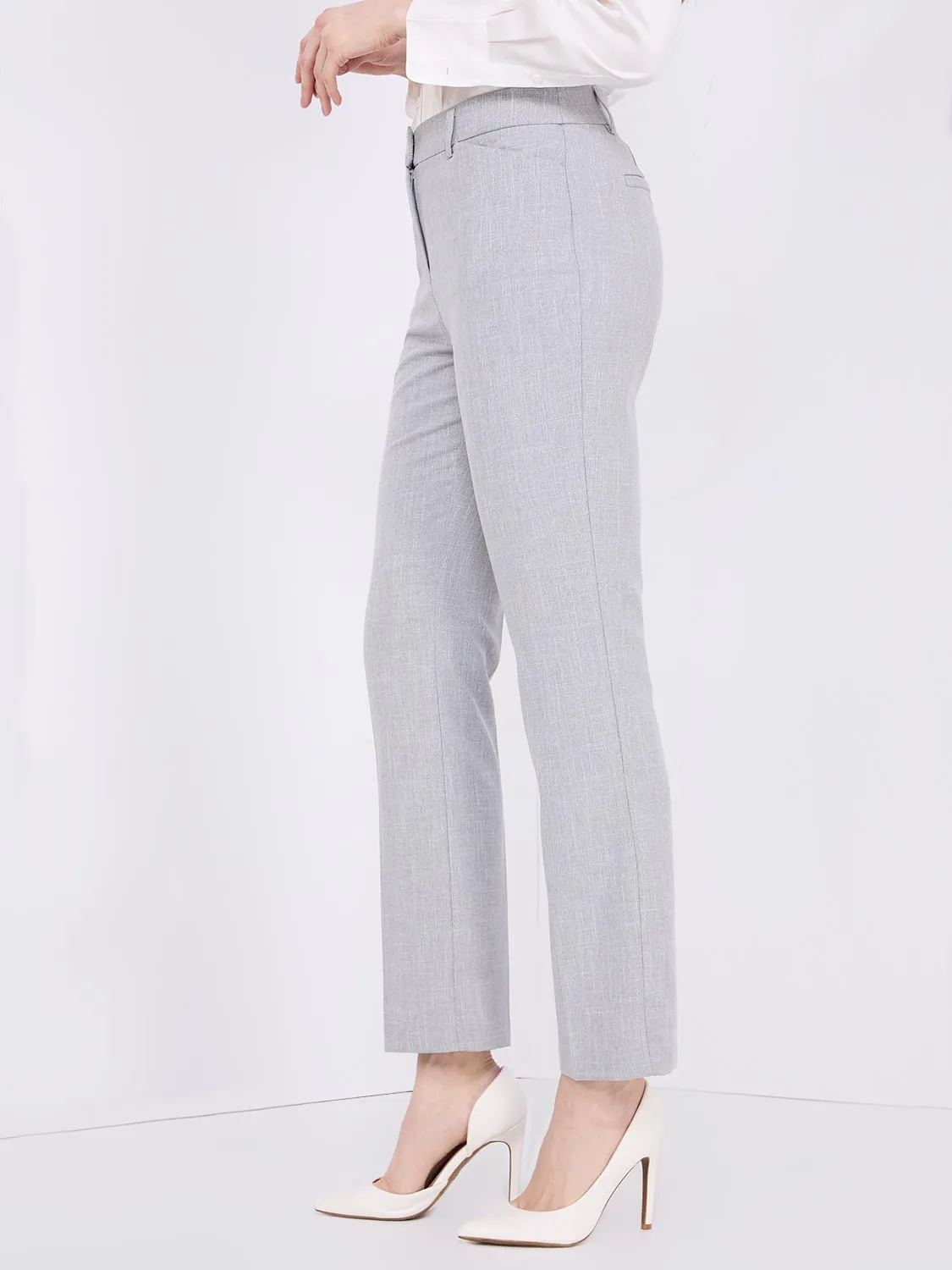 Classic Rise Straight-Leg Trousers sold by Suzy Shier product image thumbnail 3